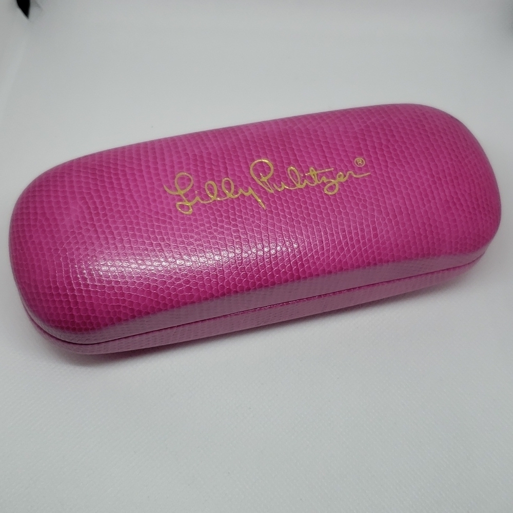 Lilly Pulitzer glasses pink case
